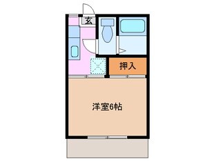 コーポ香雲の物件間取画像